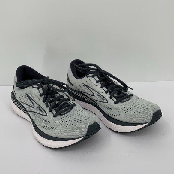 Brooks Glycerin GTS 19 running shoe sneaker athletic gray active women 9 WIDE 9W - Picture 2 of 7